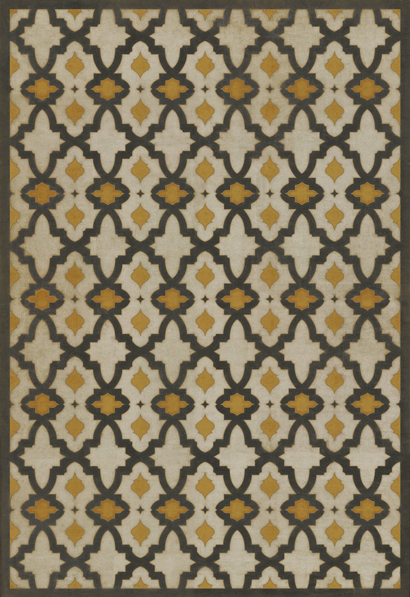 Vintage Vinyl Rug - Pattern 31 - Rajha