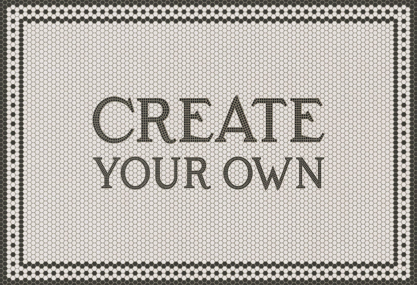 Vintage Vinyl Rug - Create Your Own - Customized 8th Avenue