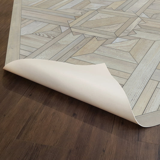 Vintage Vinyl Rug - Appalachian - The Fog has Risen