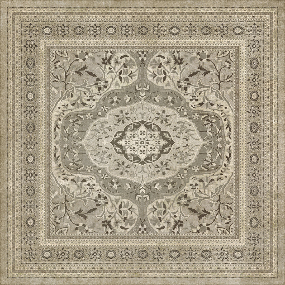Vintage Vinyl Rug - Farahan - Mahtab