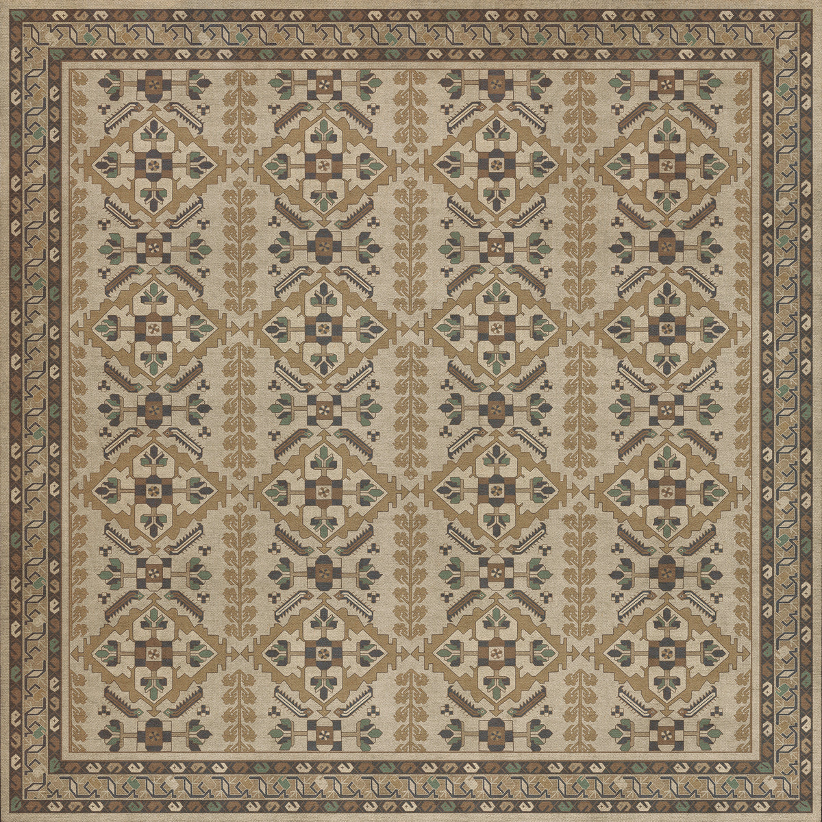 Vintage Vinyl Rug - Hamadan - Babayani
