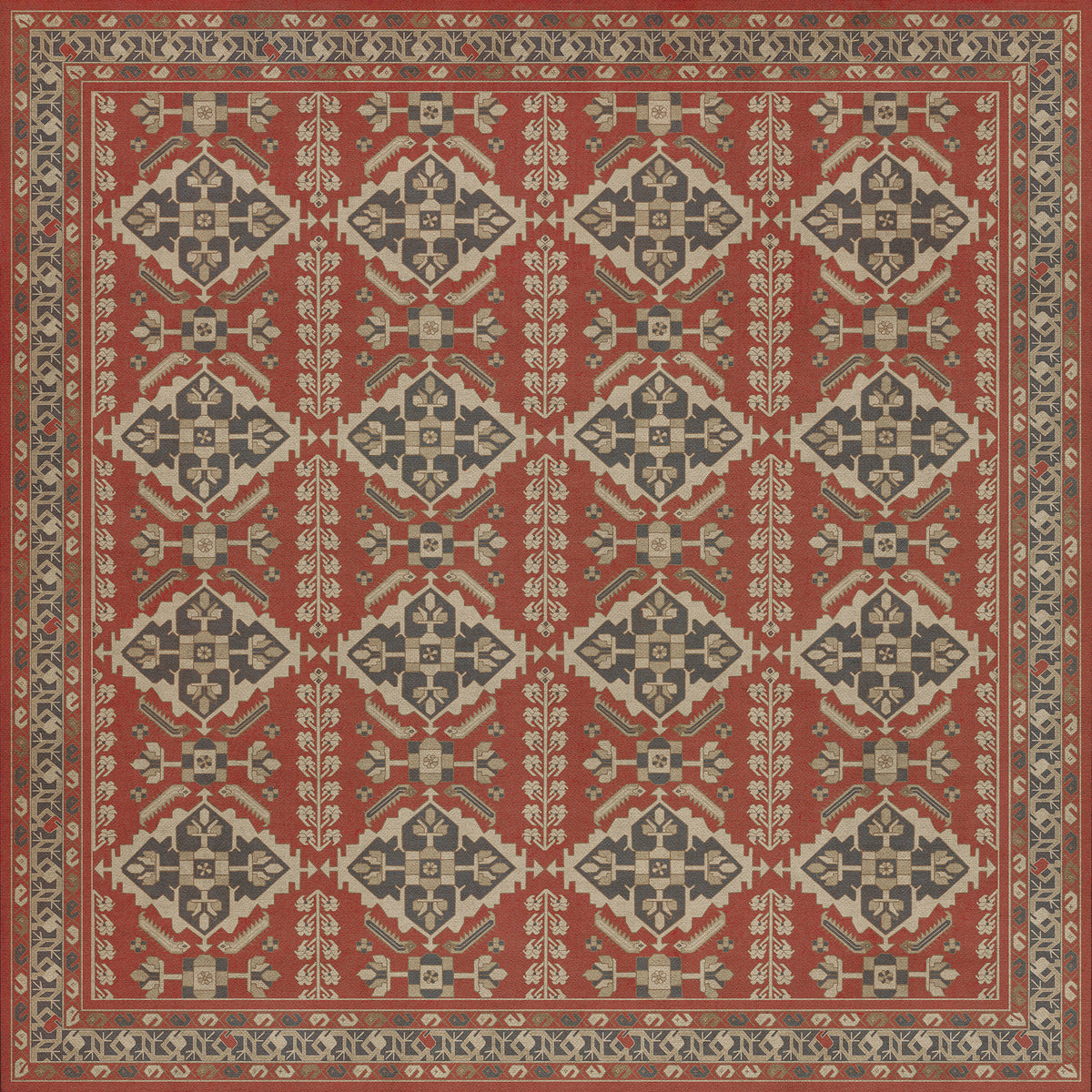 Vintage Vinyl Rug - Hamadan - Kismet