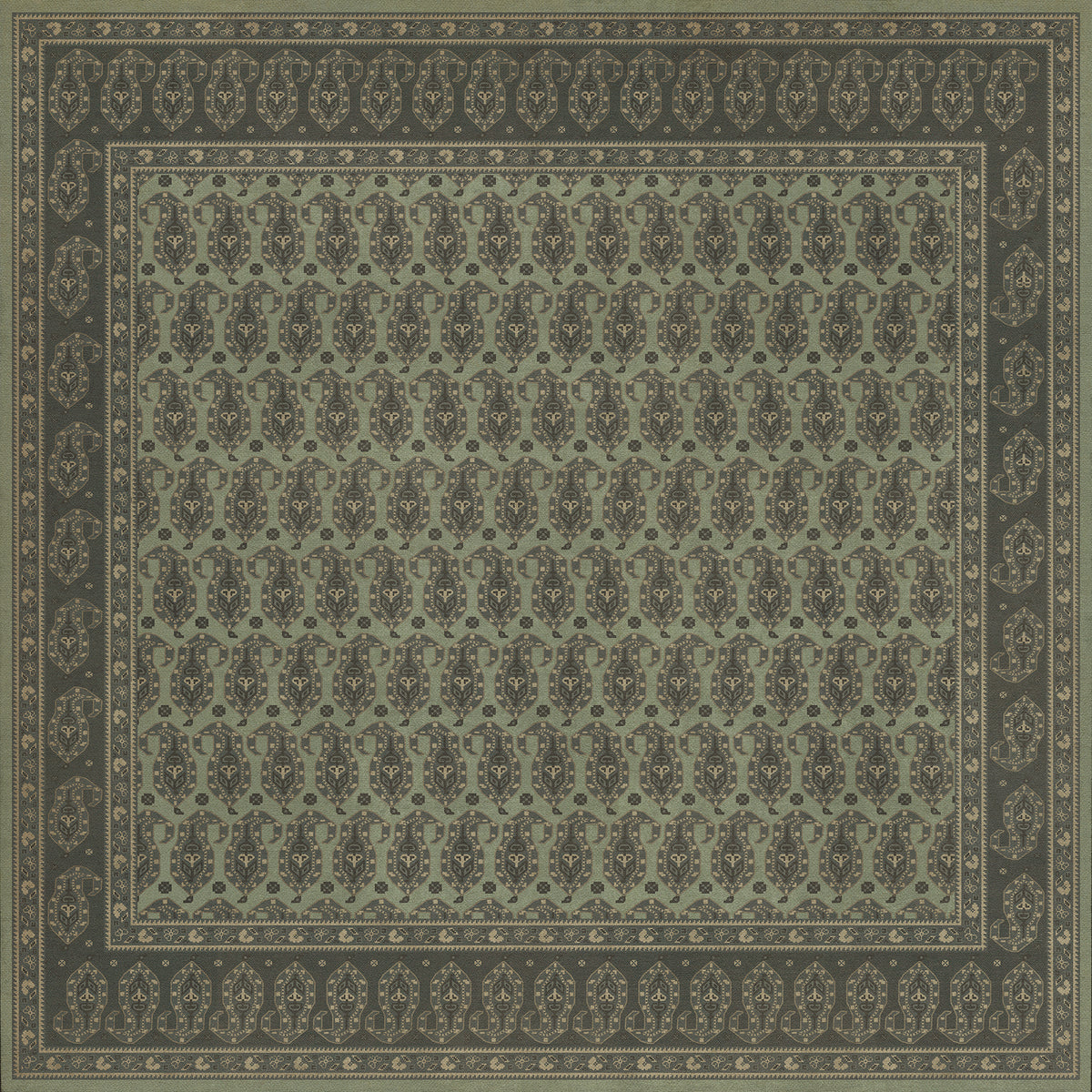 Vintage Vinyl Rug - Kintala - Dariav