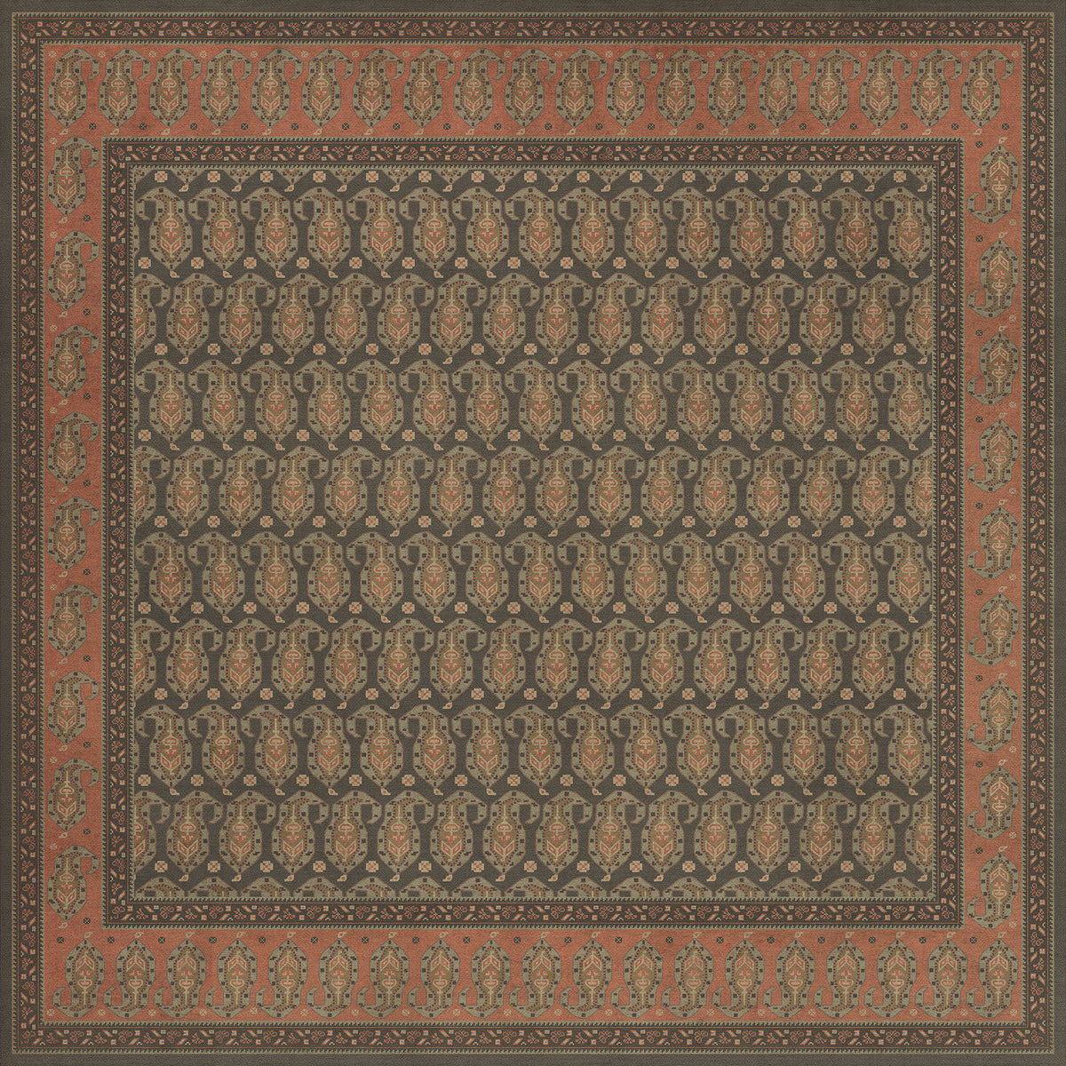 Vintage Vinyl Rug - Kintala - Drabarni