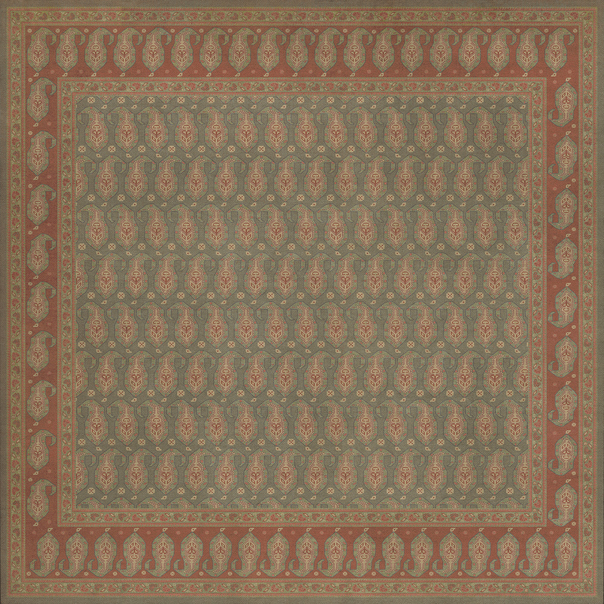 Vintage Vinyl Rug - Kintala - Mora