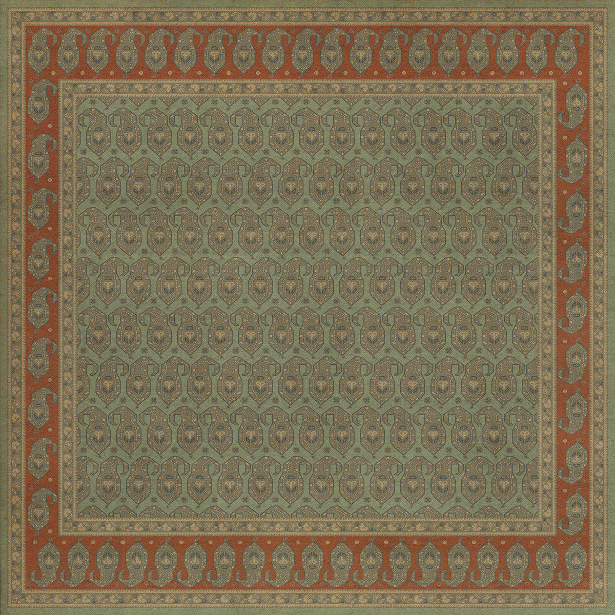 Vintage Vinyl Rug - Kintala - Nuri