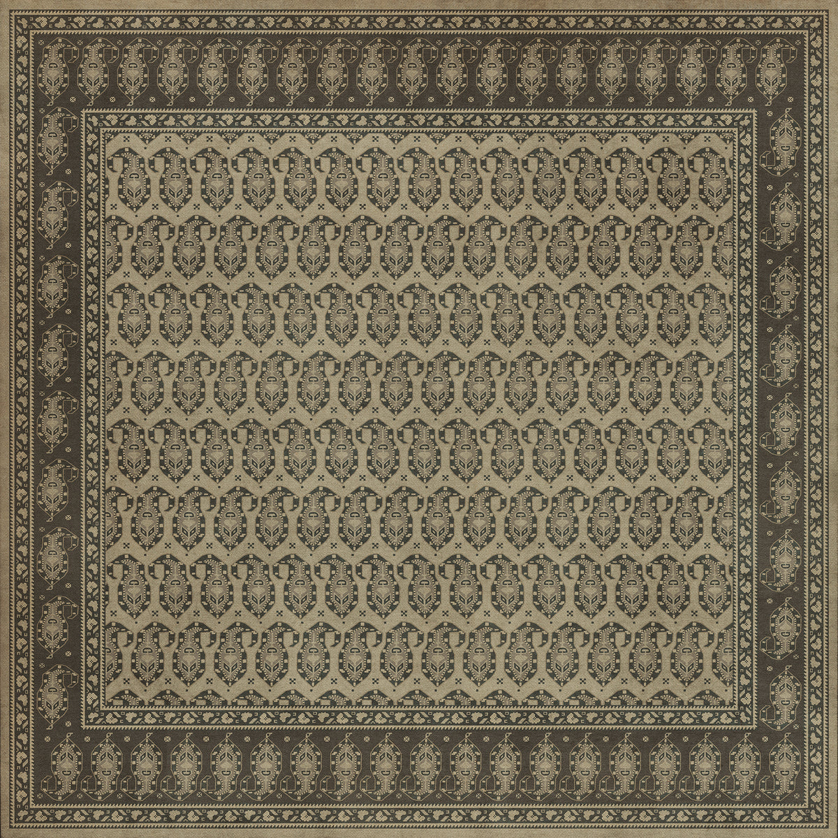 Vintage Vinyl Rug - Kintala - Spiuni