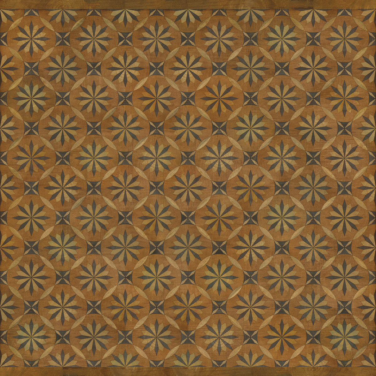 Vintage Vinyl Rug - Roycrofter - Art and Life