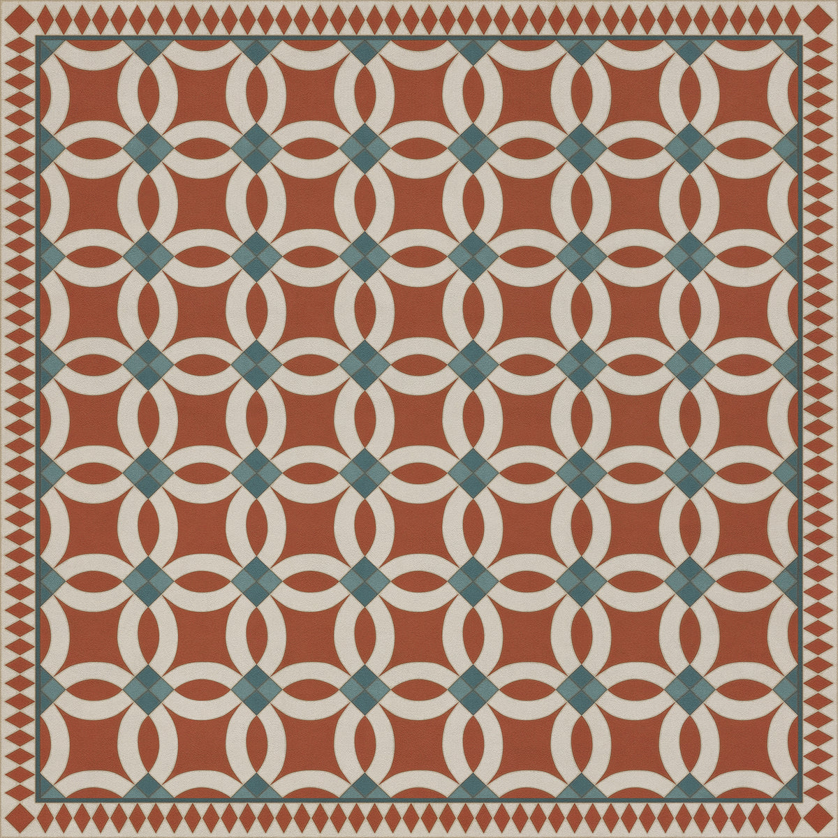 Vintage Vinyl Rug - Wedding Ring - Ramona