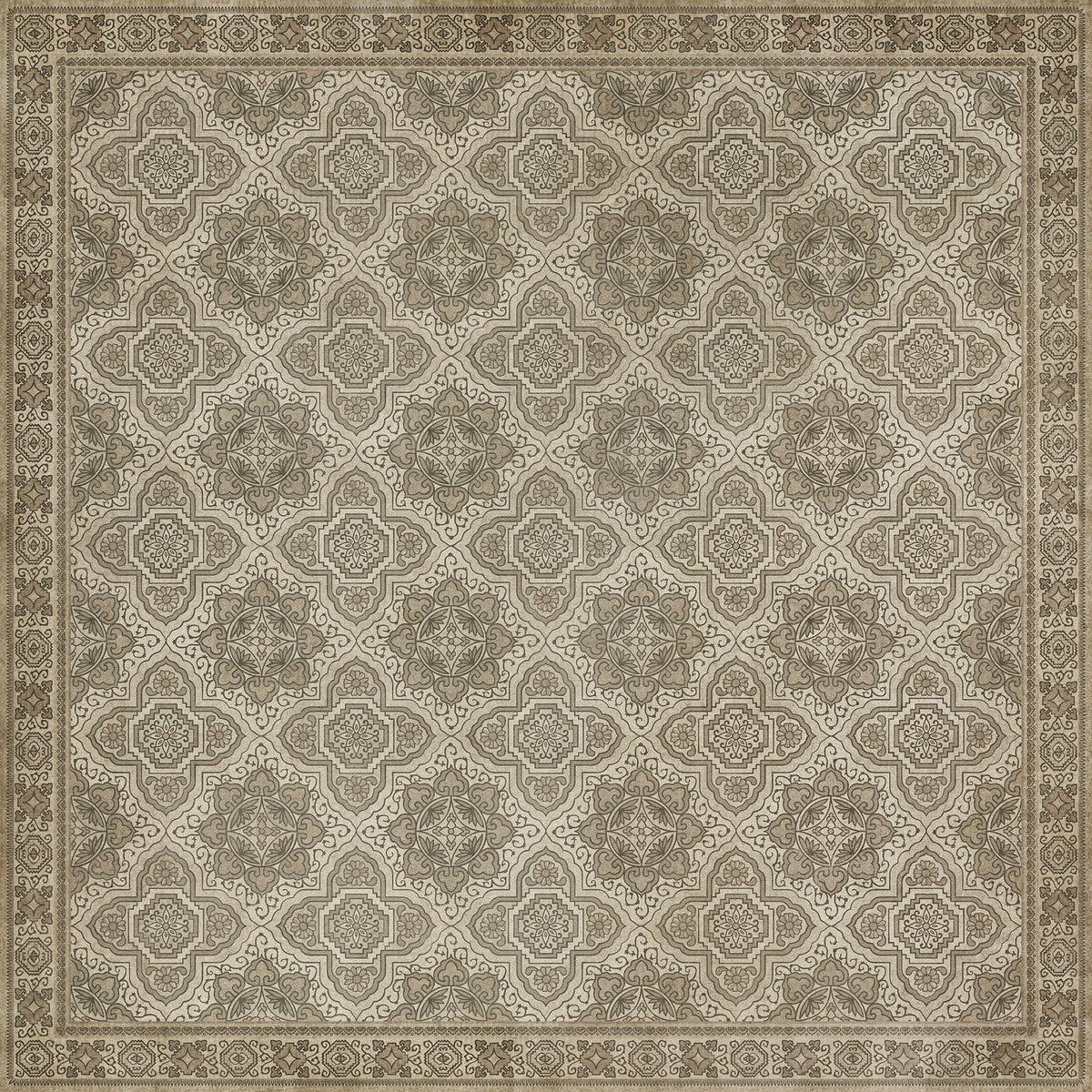 Vintage Vinyl Rug - Antiquary - Holograph