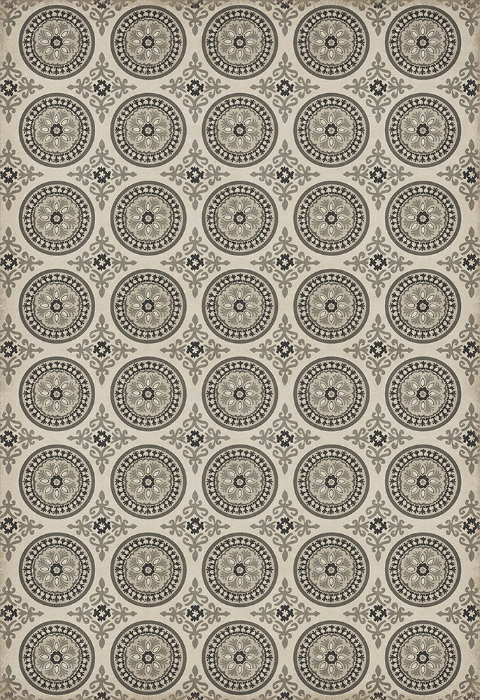 Vintage Vinyl Rug - Pattern 43