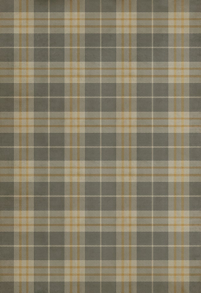 Vintage Vinyl Rug - Pattern 66 - White Cliffs