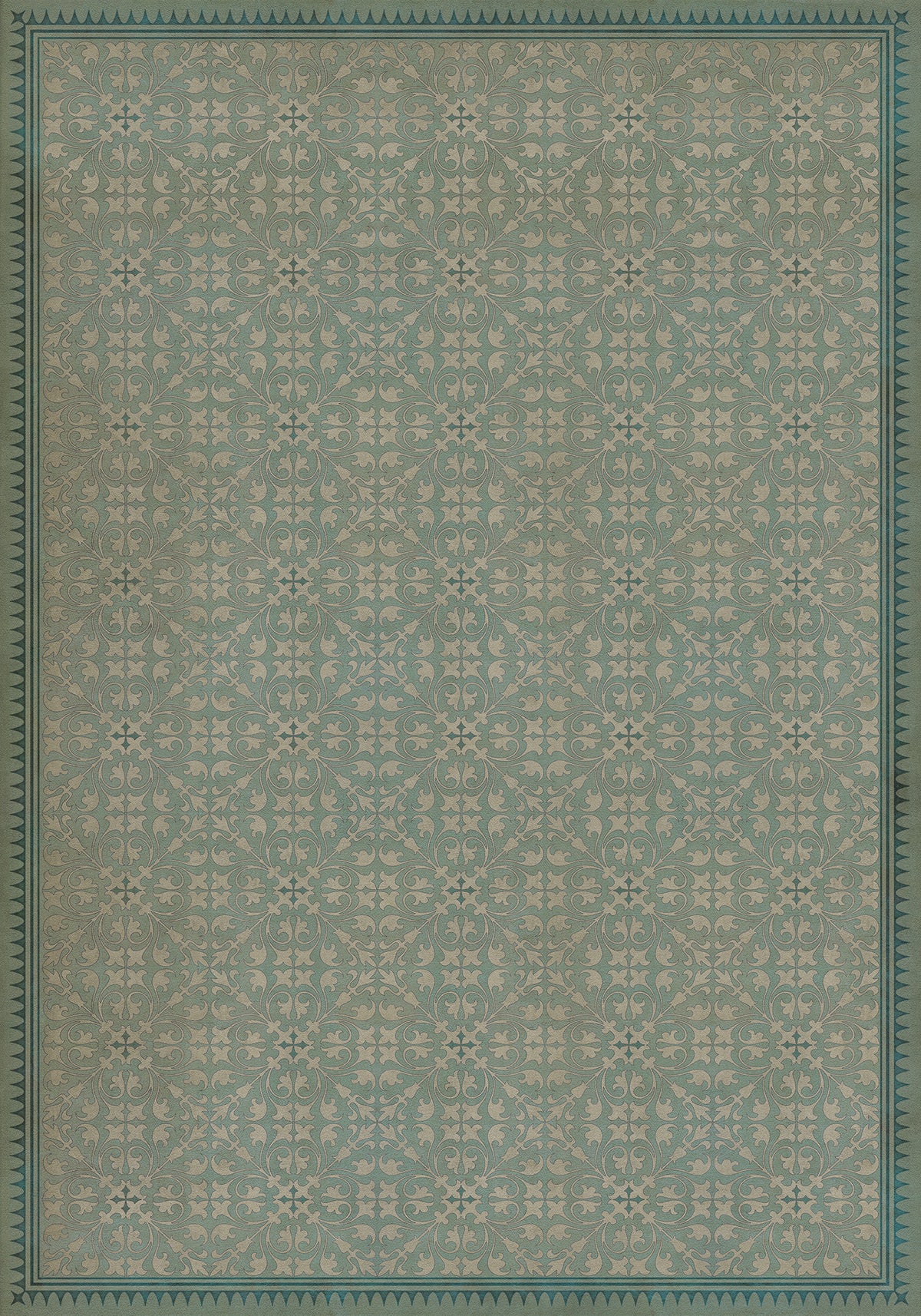 Vintage Vinyl Rug - Pattern 21 - Alice in Wonderland
