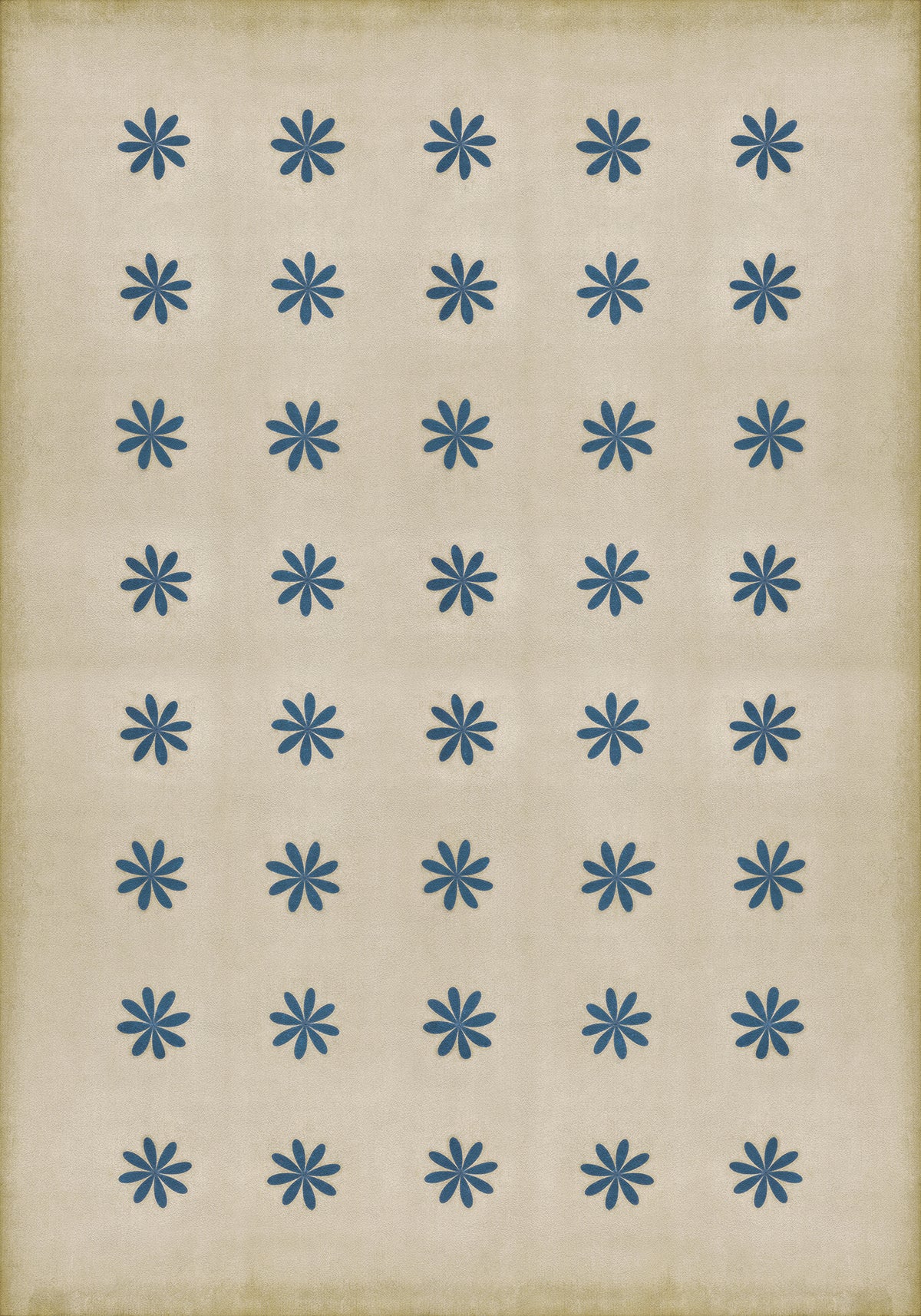 Vintage Vinyl Rug - Pattern 48 - Cloche