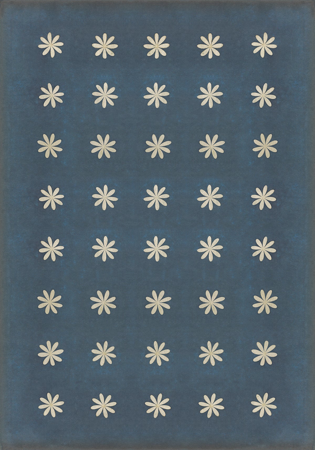 Vintage Vinyl Rug - Pattern 48 - Kibbutz