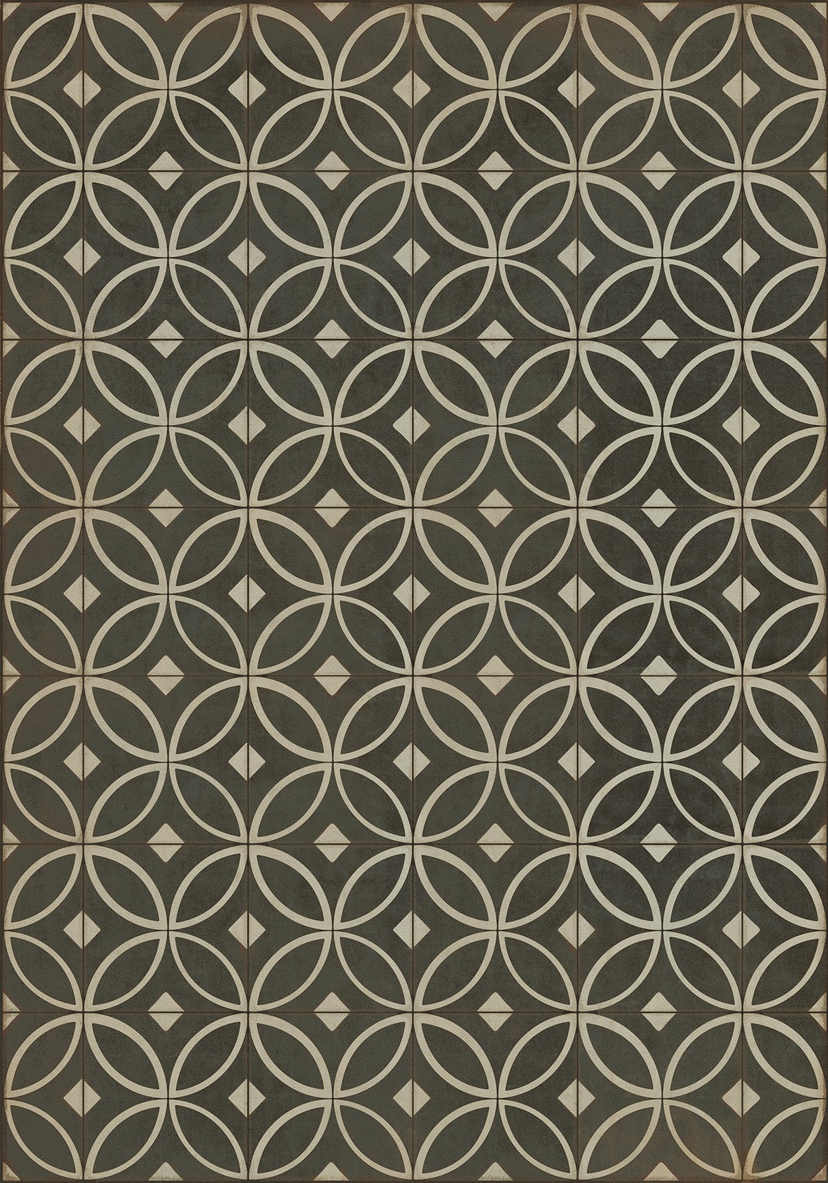 Vintage Vinyl Rug - Pattern 70 - Marry the Night