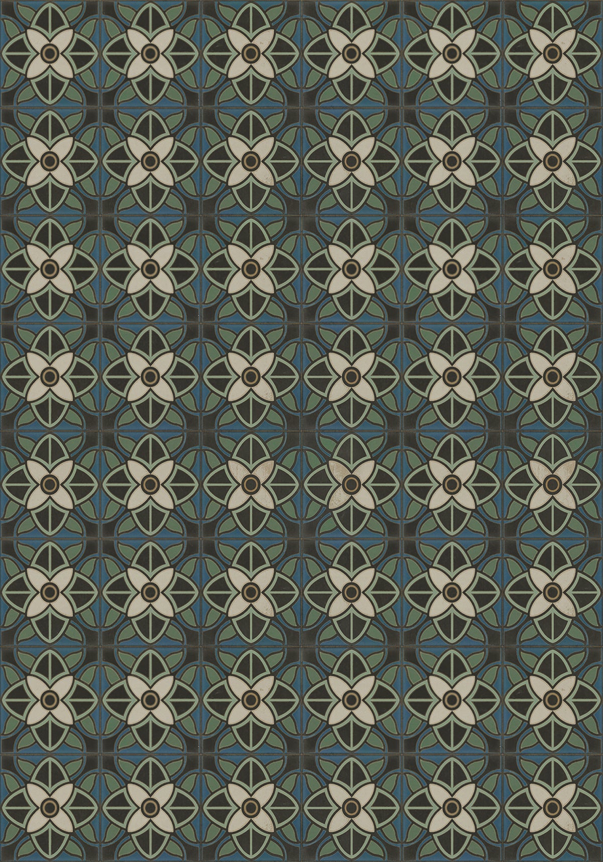 Vintage Vinyl Rug - Pattern 80 - Bette Davis