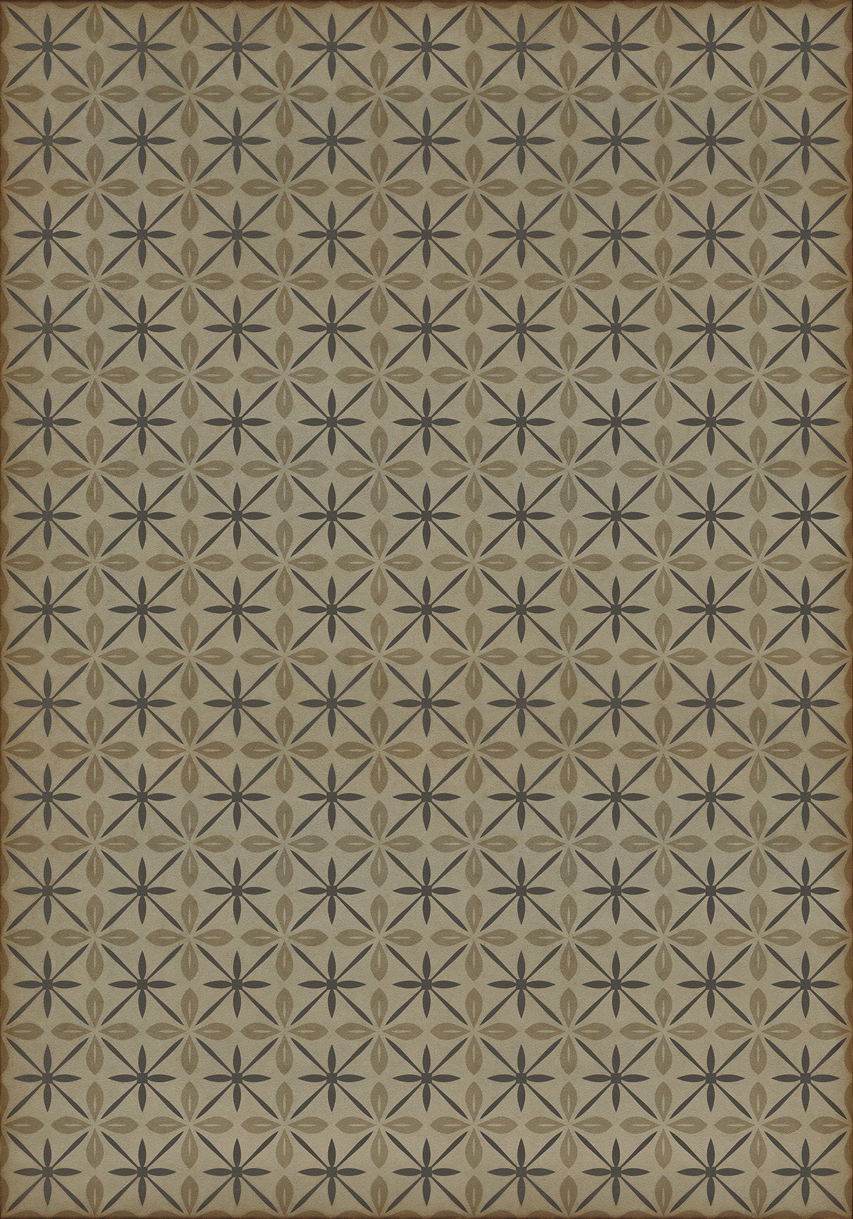 Vintage Vinyl Rug - Pattern 81 - Dining Car