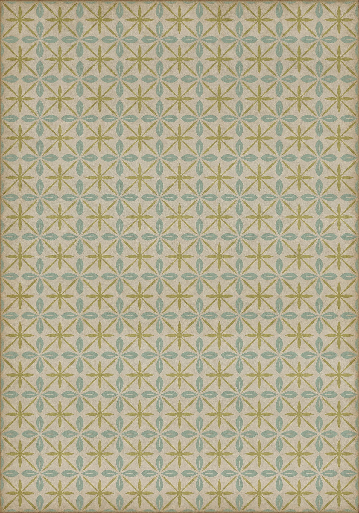 Vintage Vinyl Rug - Pattern 81 - Moms Kitchen