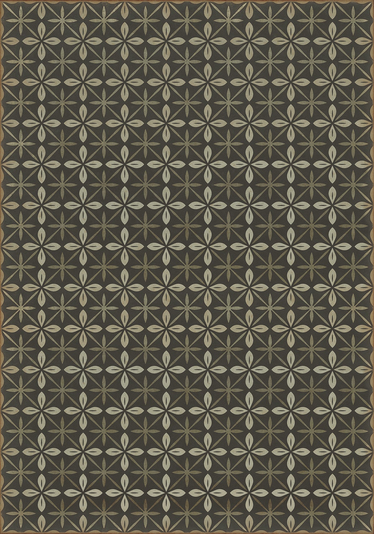 Vintage Vinyl Rug - Pattern 81 - the Transport Cafe