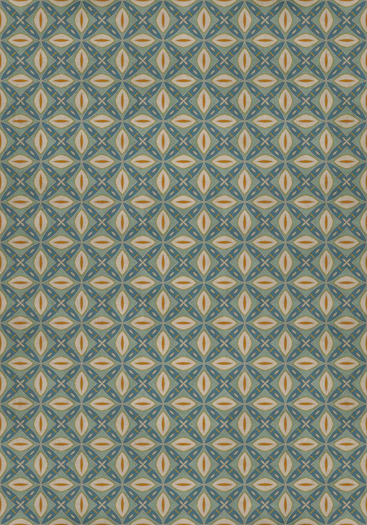Vintage Vinyl Rug - Pattern 82 - Darling