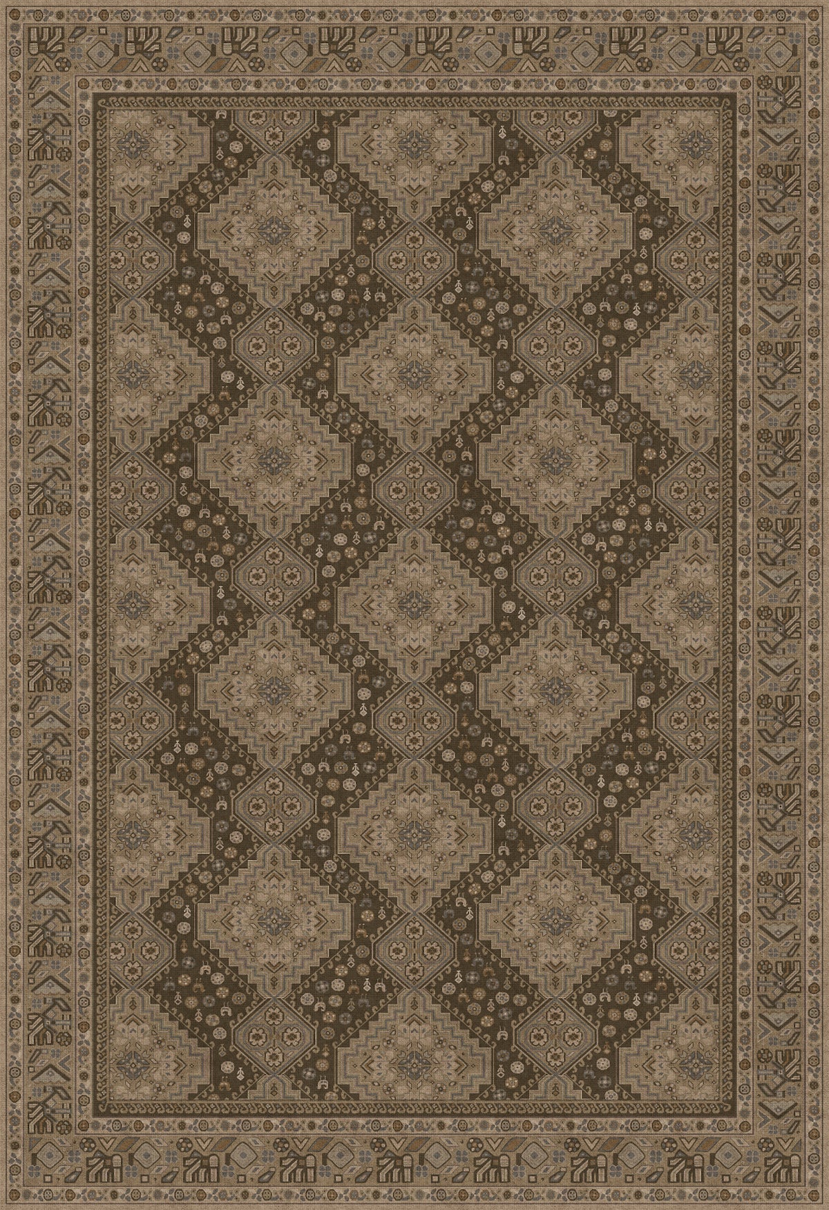 Vintage Vinyl Rug - Grand Estate - The Chariot