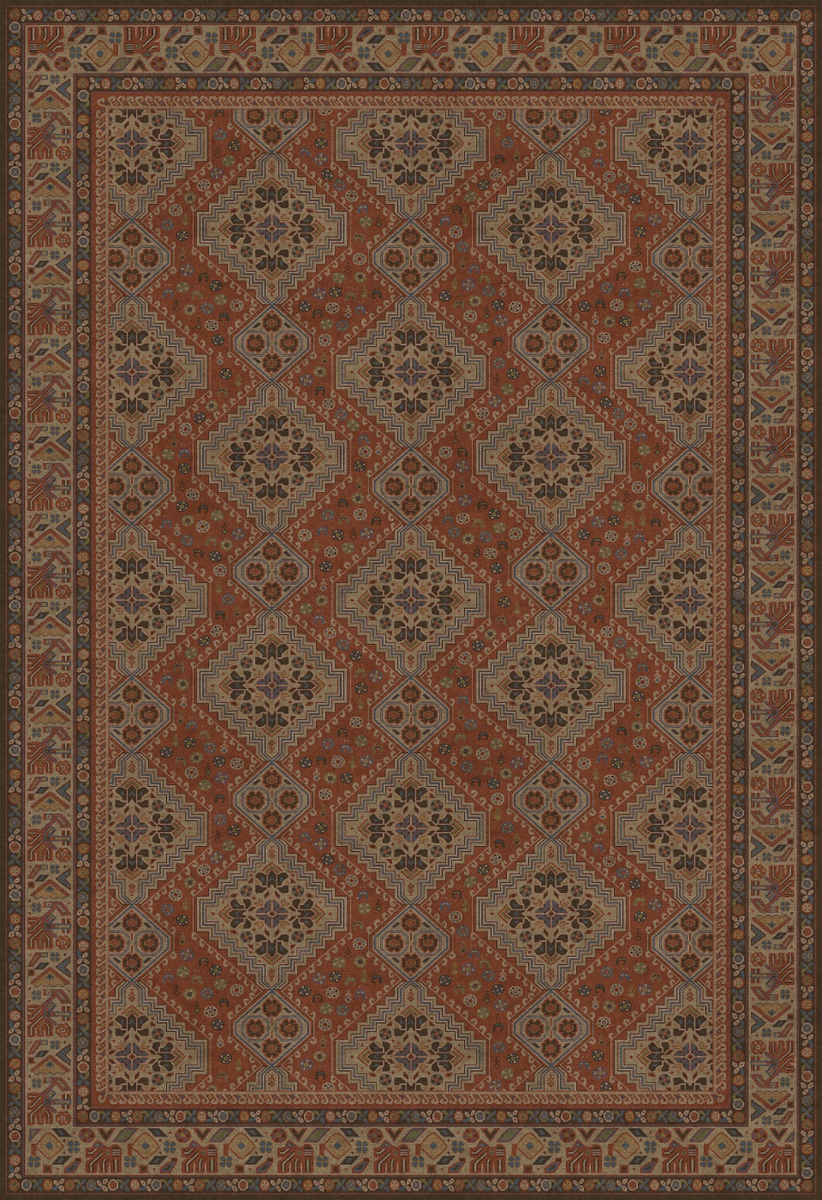Vintage Vinyl Rug - Grand Estate - The Wine Cellar