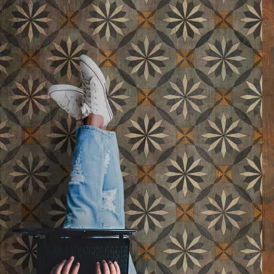 Vintage Vinyl Rug - Roycrofter - The Intellectual Life