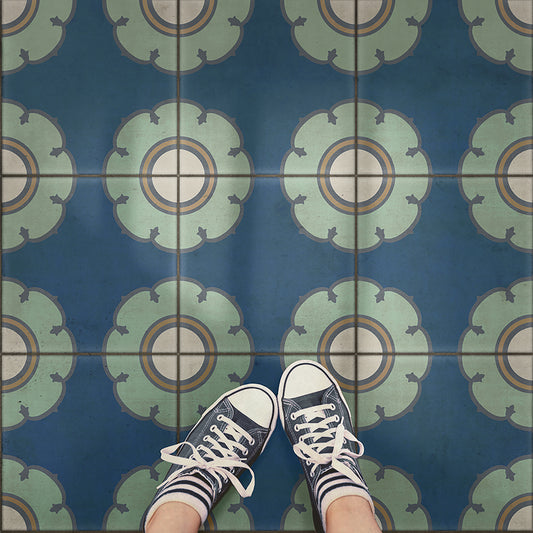 Vintage Vinyl Rug - Pattern 78 - Doris Day