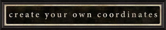 Create Your Own Coordinates