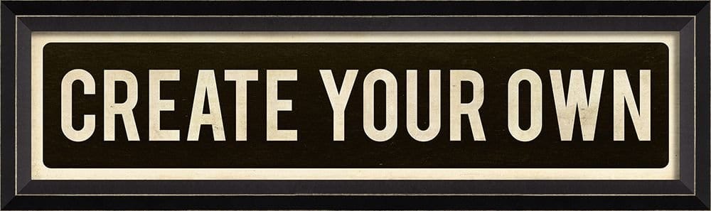 Create Your Own Street Sign