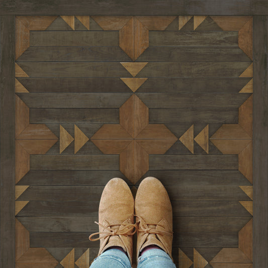 Vintage Vinyl Rug - Carpathian - Serbia