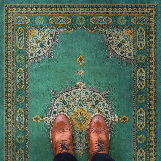 Vintage Vinyl Rug - Tabriz - Avesta