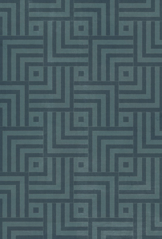 Vintage Vinyl Rug - Pattern 60 - Isoluminance