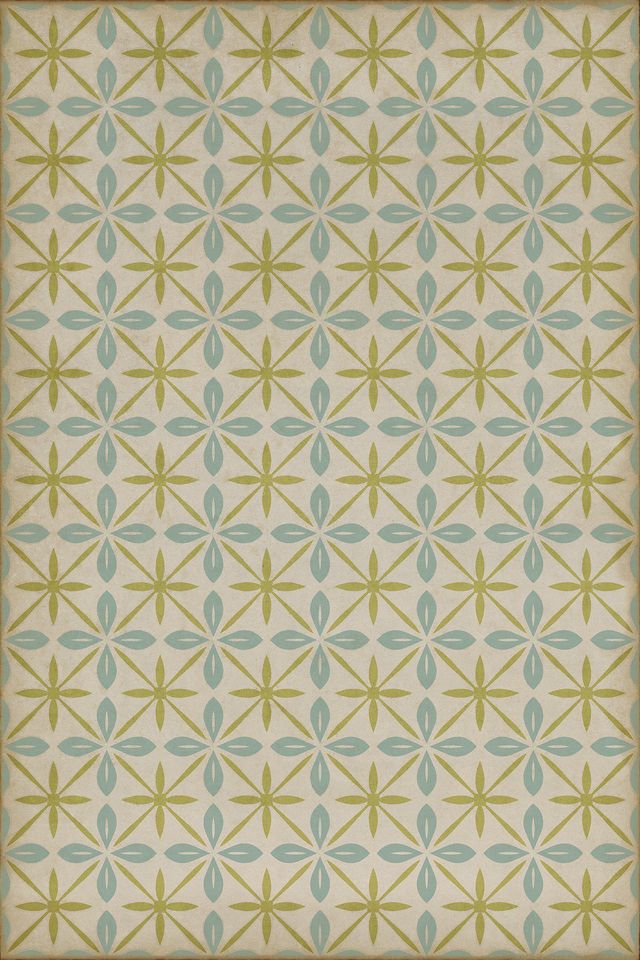 Vintage Vinyl Rug - Pattern 81 - Moms Kitchen