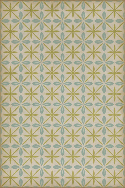 Vintage Vinyl Rug - Pattern 81 - Moms Kitchen