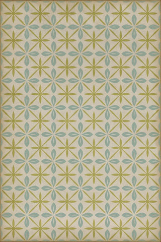 Vintage Vinyl Rug - Pattern 81 - Moms Kitchen