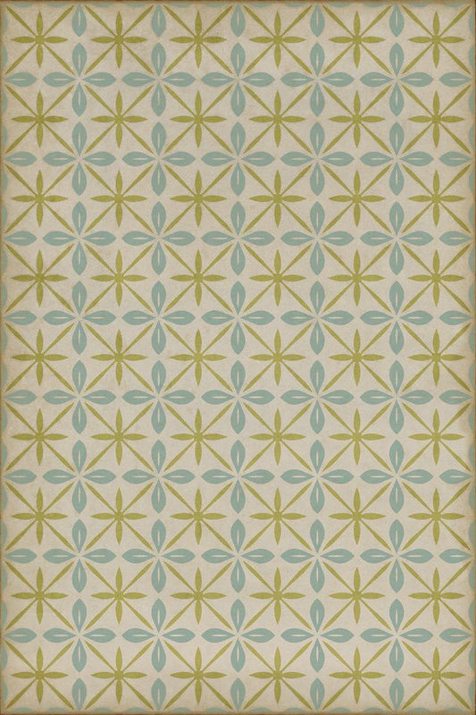 Vintage Vinyl Rug - Pattern 81 - Moms Kitchen