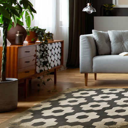 Vintage Vinyl Rug - Pattern 2 - Resonance