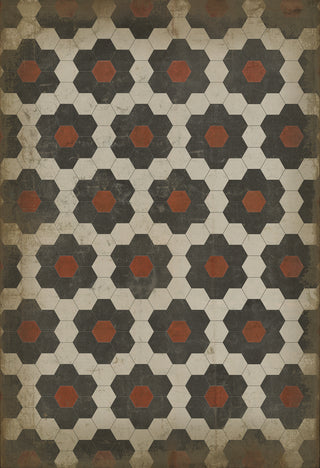 Vintage Vinyl Rug - Pattern 2 - Organic Synthesis