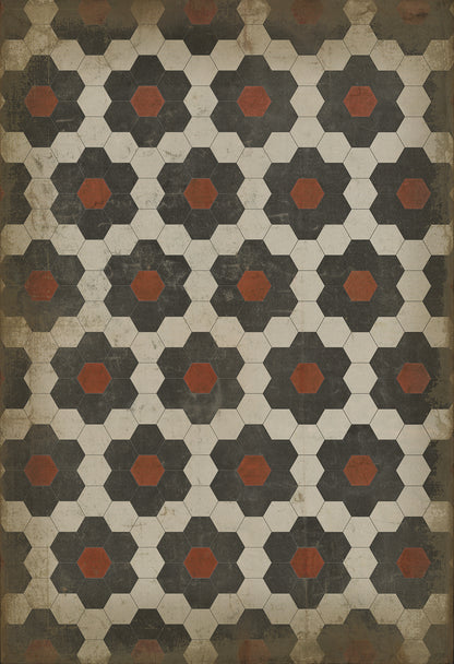 Vintage Vinyl Rug - Pattern 2 - Organic Synthesis