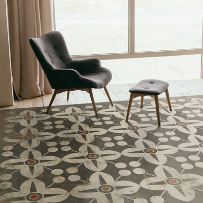 Vintage Vinyl Rug - Pattern 3 - Oz