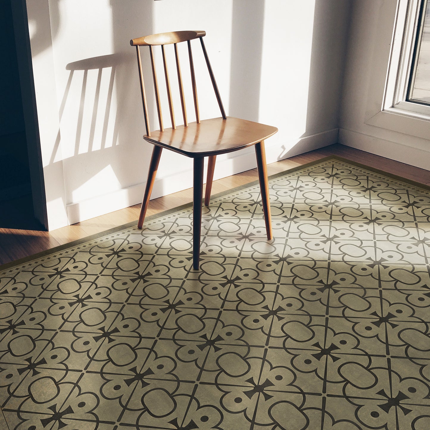 Vintage Vinyl Rug - Pattern 5 - Watson
