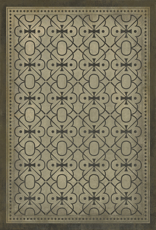 Vintage Vinyl Rug - Pattern 5 - Watson