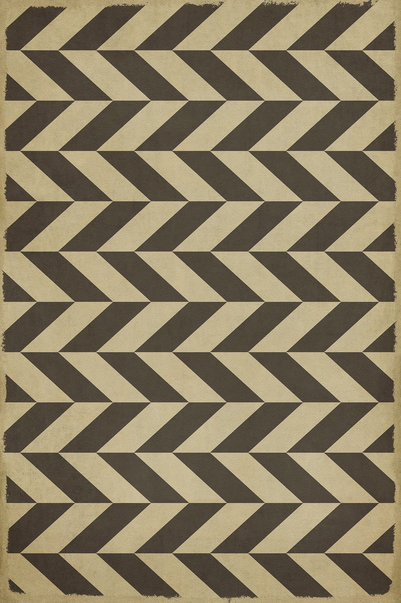 Vintage Vinyl Rug - Pattern 6 - Vulcan