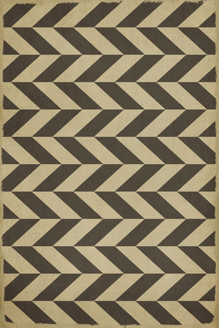 Vintage Vinyl Rug - Pattern 6 - Vulcan