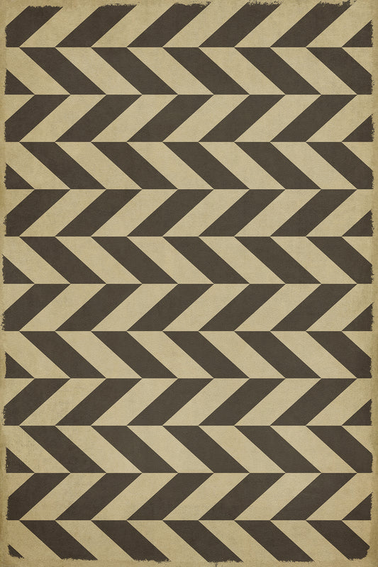 Vintage Vinyl Rug - Pattern 6 - Vulcan