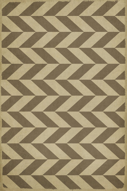 Vintage Vinyl Rug - Pattern 6 - Mercurius