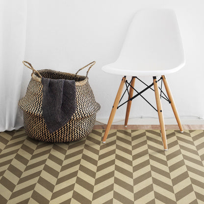 Vintage Vinyl Rug - Pattern 6 - Mercurius