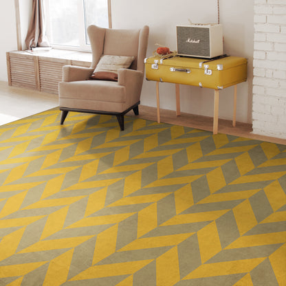 Vintage Vinyl Rug - Pattern 6 - Artemis